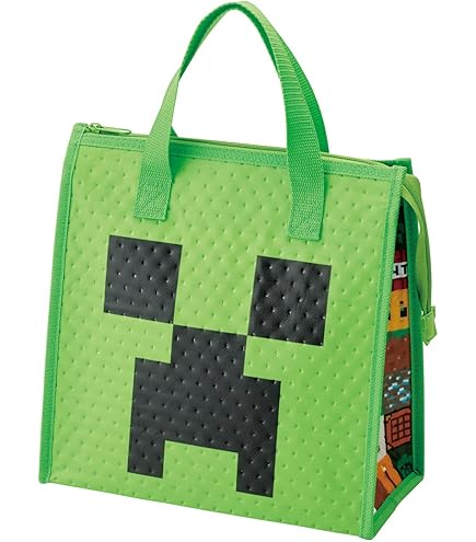 Amazon | マイクラ ランチバッグ ブラック お弁当箱 保冷 がま口 保温