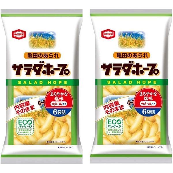 サラダホープさん専用 Amazon.co.jp: 亀田製菓 90g サラダホープ6袋入 6パックセット