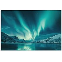 アートパネル　絵画　壁掛け　アート　オーロラ　絶景　夜景　自然　風景画　額縁　絵 アートパネル 絵画 壁掛け アート オーロラ 絶景 夜景 自然 風景