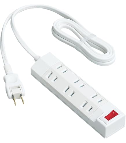 Amazon.co.jp: Panasonic Tap, White, 6 Openings, Snap Cap, 6.6 ft