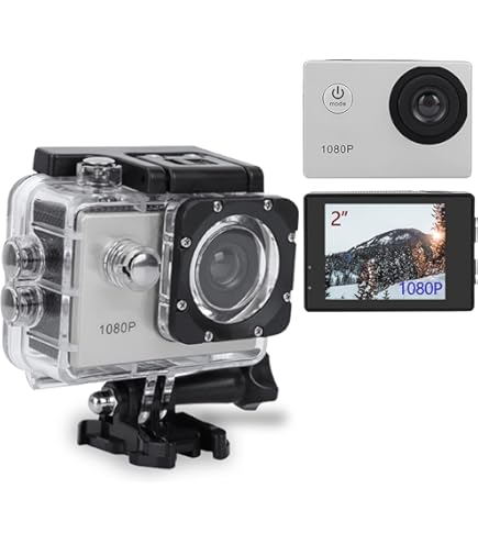 大人気 アクションカメラ 1080PフルHD 140度広角 防水 日本語取説付 Amazon | VBESTLIFE アクションカメラ 1080P HD高画素 140°広角