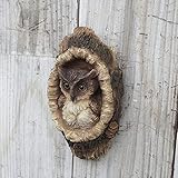 オーナメント：フクロウの寝床（壁掛け） ノーブランド品