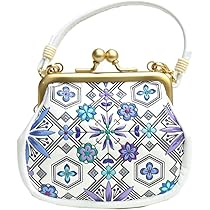 浅草文庫 友禅染 手紐付き がま口 小銭入れ 新品 Amazon | 【 浅草文庫 】 友禅染 手紐付 がま口 コインケース
