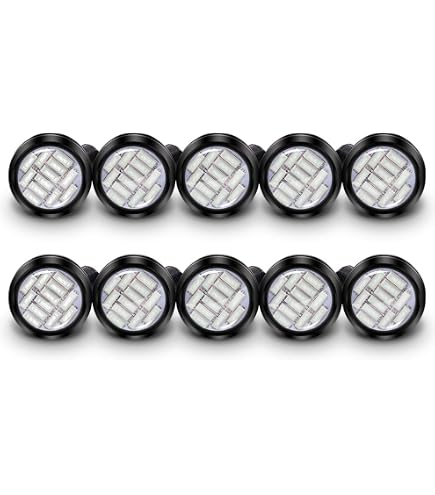 Amazon | 12V用/激白色イーグルアイ・小型COB-LEDスポットライト/10個