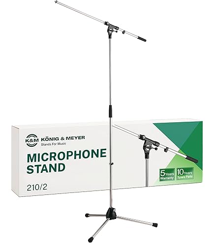 Amazon.co.jp: K&M ブーム式マイクスタンド (21020B) 高さ :900/1,605