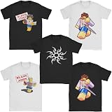 [HdGaBv] 見捨てられた モチーフTシャツ 半袖 Roblox風デザイン コットン素材 ラウンドネック 吸汗速乾 通気性良好 ソフトな着心地 カジュアル スポーツスタイル 春夏向け ユニセックス (M,ホワイト02)