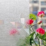 Generic 90Cm X 50Cm 3D Static Cling Window Film Stained Glass Paper Frosted Decorative