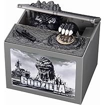 Amazon.co.jp: 貯金箱 ゴジラバンクモノクロVer 【 BGM 音声