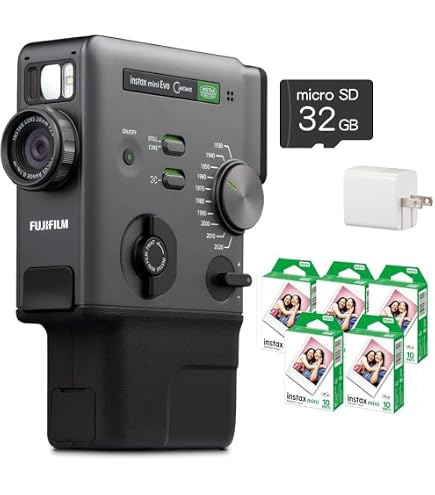Amazon | FUJIFILM instax mini Evo Cinema | インスタントカメラ 通販