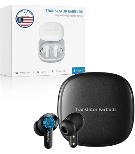 Wooask M3 AI Translation Earbuds Real Time, 144 Languages