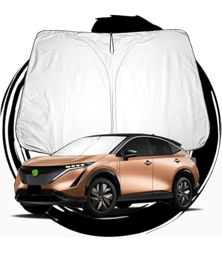 Amazon | ARIYA アリア用 フロントシェード ステアリングカバー機能付