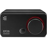 EPOS GSX 300 - External Computer Sound Card - High-Resolution Stereo & 7.1 Surround Sound - LED Volume Dial; Customizable Sma