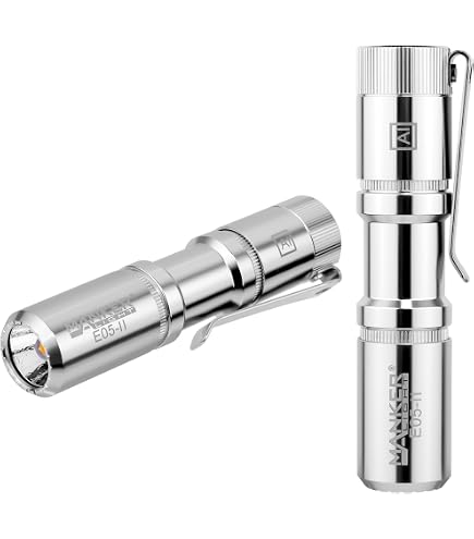 Amazon.co.jp: Manker E03H III チタン合金 1200ルーメン、6500K