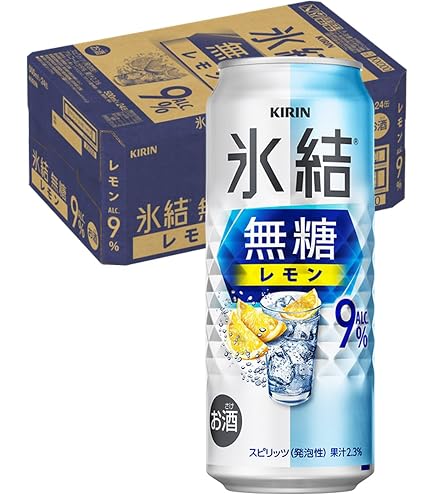 Amazon.co.jp: キリン 氷結 無糖 レモン Alc.9% 500ml 缶 24本×2ケース