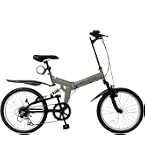 Amazon | AIJYU CYCLE セミファットバイク 折りたたみ自転車 20インチ 