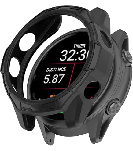 Amazon.co.jp: HeeNia Garmin Forerunner 965 対応 ケース シリコン