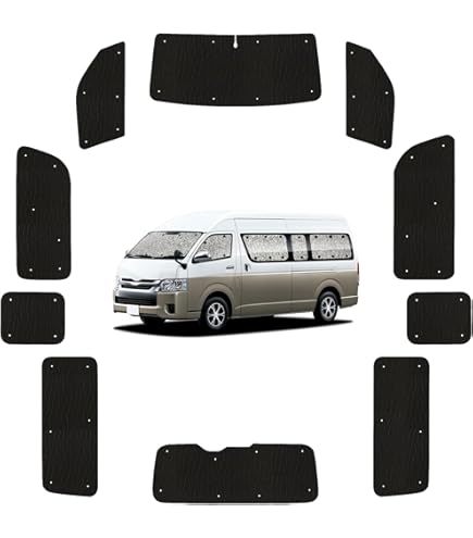 ハイエースグランドキャビンサンシェードフルセット ハイエース 200系 グランドキャビン 1型 2型 3型 4型 5型 6型 7型 8型