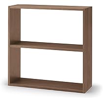 Amazon｜無印良品 スタッキングシェルフ・ワイド・2段・ウォールナット