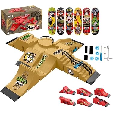 指スケ　パークセット　おまけ有り　専用 Amazon | 指スケ 6in1 セット 指スケボー パーク スケボー 子供 自由に