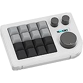 KB16 Macro Mechanical Keyboard Aluminum/One-Handed Keyboard/RGB VIA Hot-Swap Programmable Function/16 Keys/Compatible with Ps