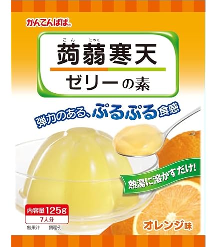Amazon.co.jp: かんてんぱぱ 蒟蒻寒天ゼリーの素 こんにゃくかんてん