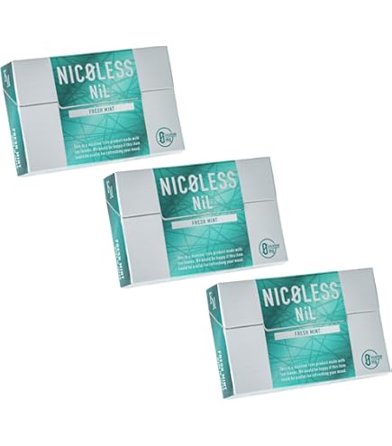 Amazon.co.jp: NICOLESS 誘導加熱式 ダブルミント 3箱セット ニコチン