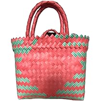 Amazon | [O.M.C TOKYO] かごバッグ パサールバッグ カラフル