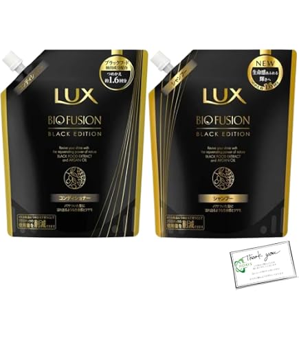 Amazon.co.jp: Unilever LUX BioFusion Black Edition Shampoo and