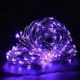 String Lights ,Morecoo 9.8ft/3M 60LEDs Super Bright Battery Operated silver Wire Lights, Waterproof 
