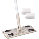 Eyliden フロアワイパー 本体 ワイパー フローリングワイパー ジョイントタイプ ワイパー べジュー フロアモップ フラットモップ フロア用掃除道具 ドライシート10枚入