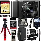 Panasonic ZS100 LUMIX 4K Digital Camera 20 Megapixel Sensor Black, Panasonic DMW-ZSTRV Lumix Battery