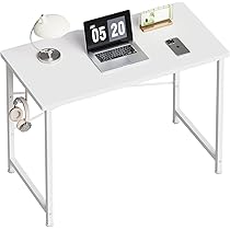 Amazon | Maihail デスク 机 pcデスク 勉強机 desk 桌子 白 パソコン