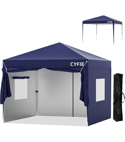 Amazon | CYFIE タープテント 3mx6m サイドシート6枚付