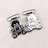 Mamimami Home おしゃぶりホルダー作り用 金属クリップ 可愛いカブスクリップ ママは専属DIYアクセサリー　歯固めおもちゃ　看護ジュエリー　カミカミ　20個