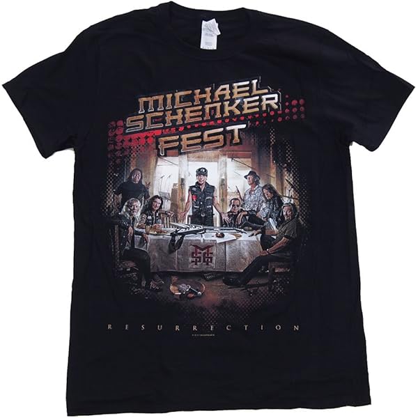 Michael Schenker Fest サイン入りTシャツ S※注意点あり Michael