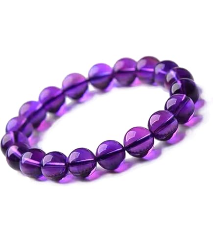 北投石　アメジストブレスレット保証書付き Amazon | 【hinryo】 今月の半額 AAAAA アメジスト 紫水晶 鑑別
