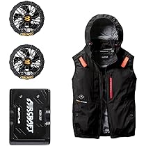 バートル エアークラフト ベスト 黒ファン Amazon.co.jp: [バートル] エアークラフト ベスト+ファン+24V黒