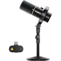 MAONO ワイヤレスポッドキャストマイク ワイヤレス/USB/XLR接続可能 615kGjltGsL._AC_UL210_SR210,