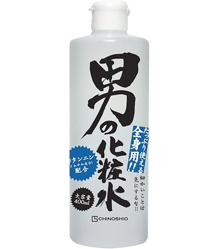 Amazon | ちのしお 男の化粧水 （男性用全身化粧水）400ml×24本 | 地の