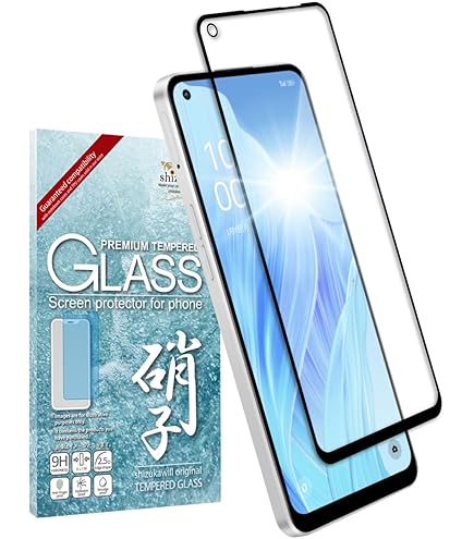 Amazon | Oppo Reno7A / Oppo Reno9A ガラスフィルム 【2枚セット 全面