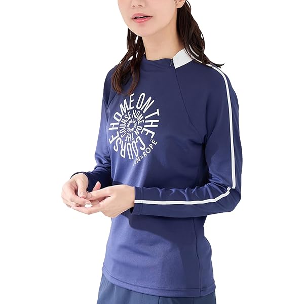 Amazon.co.jp: [ジュン＆ロぺ] UV【吸水速乾】 チェッカーボード衿