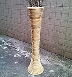 自然 BAGEHUA インドネシア籐籐の花瓶花瓶籐籐製の壺壺壺装飾床ログカラー