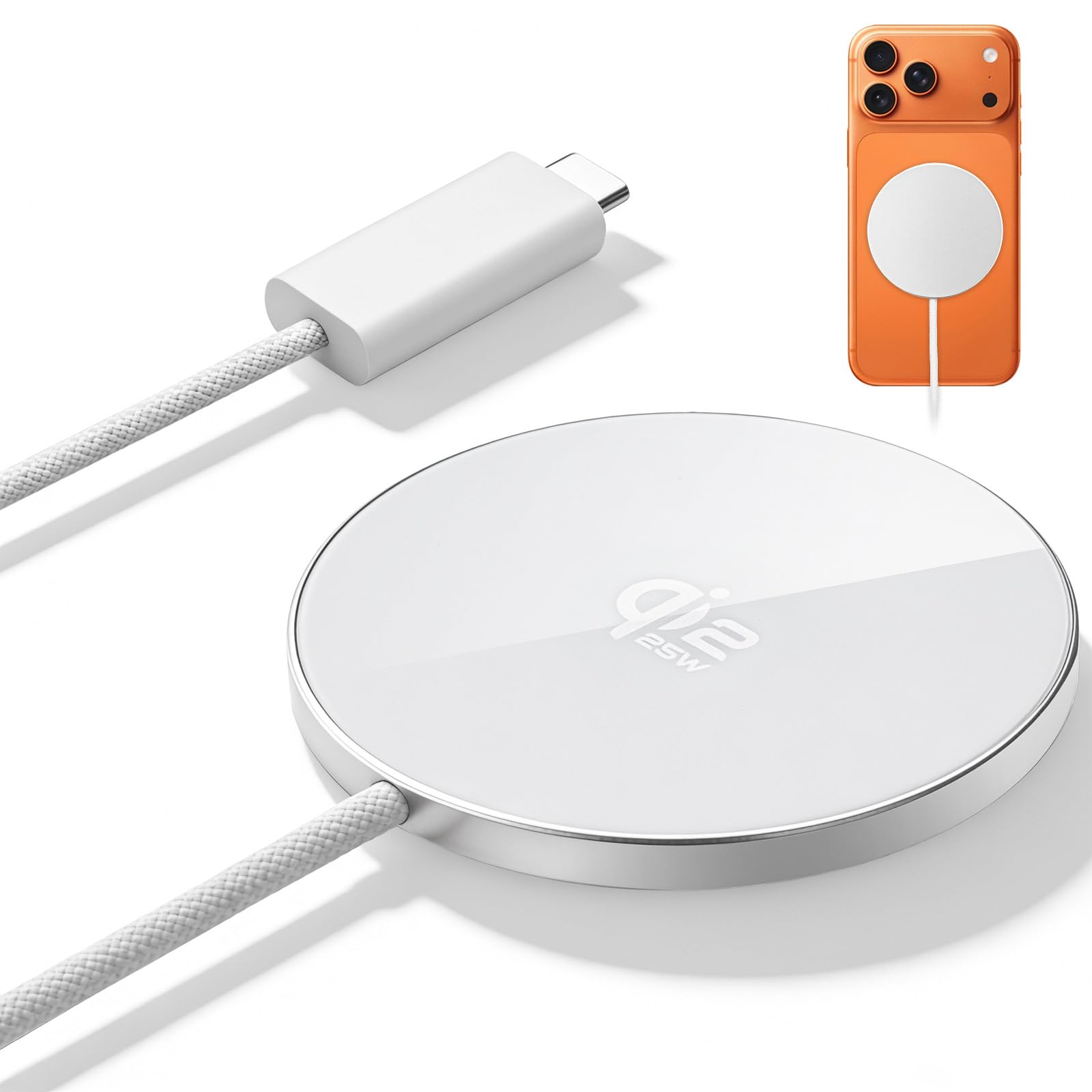 FEEKI Mag Safe充電器 25W Qi2: 過熱による速度低下は? | 徹底レビュー