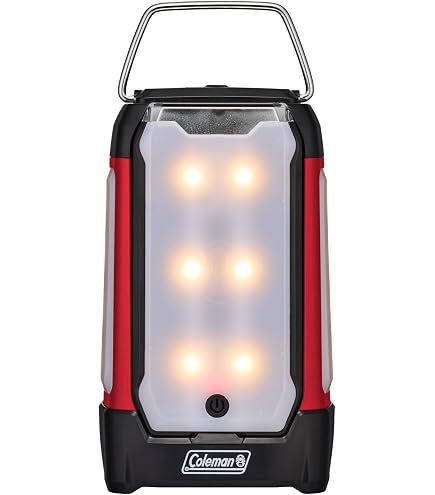 Coleman Quad Multi Panel Lantern Plus (Red) : Amazon.com.au