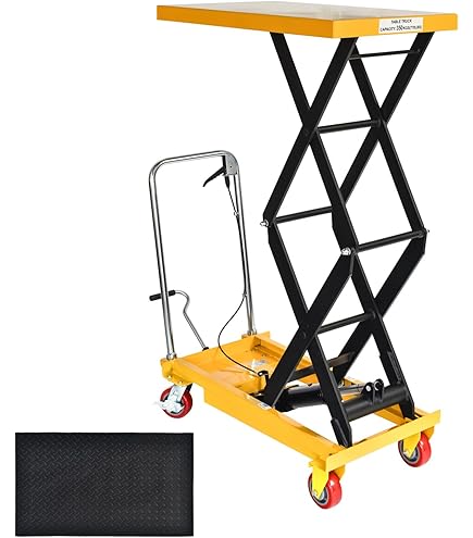 【工具】トラスコ中山　ハンドリフター　HLF-S80W　中古　リサイクルショップ宮崎屋住吉店25.9.12 HLFA-S80W ハンドリフター 足踏み油圧式 高揚程タイプ (早送り装置なし