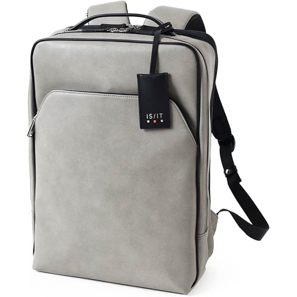 【美品】IS/IT_ビジネスバッグ・リュック2WAY/A4/エコバッグ付(黒) IS/IT イズイット ビジネスバッグ ビジネスリュック A4 2WAY