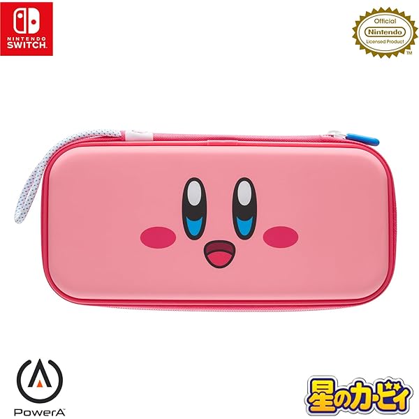 (未使用･未開封品)NINTENDO SWITCH専用 ソフトポーチ 星のカービィ グレー 送料無料 二ンテンドースイッチ ソフトポーチ 星のカービィ