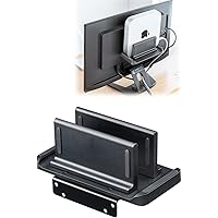イーサプライ モニター裏収納 VESAマウント テレビ裏 ボックス 棚 耐荷重2kg 幅7cmまで HDD Switch 電源タップ EEX-VESAIT02