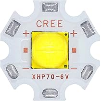 6Pドロップイン CREE XHP70.3 HI 6500K 高演色ledライト XLamp XHP70.3