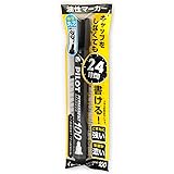 Pilot 油性マーカー 中字 丸芯 パーマネントマーカー ブラック PMPM10FB
